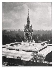 The Albert Memorial, London, 1901. Creator: Pawson & Brailsford