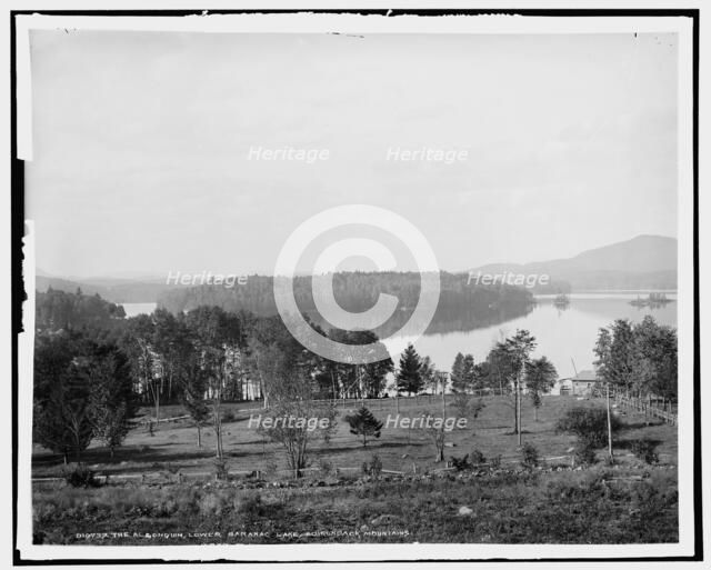 The Algonquin, Lower Saranac Lake, Adirondack Mountains, c1904. Creator: Unknown.