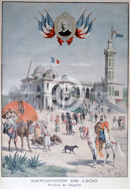 The Algerian pavilion at the Universal Exhibition of 1900, Paris, 1900. Artist: Unknown
