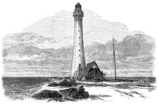 The Alguada Reef Lighthouse, Cape Negrais, on the coast of Pegu, 1865. Creator: Unknown