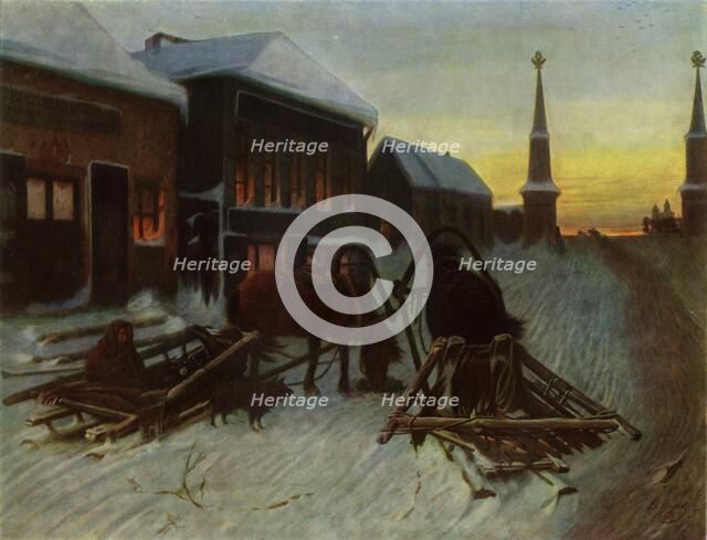 'The Ale-house at the Toll-bridge', 1868, (1965). Creator: Vasily Perov.