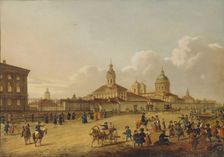 The Alexander Nevsky Monastery. Artist: Anonymous