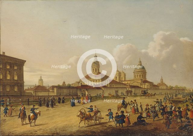 The Alexander Nevsky Monastery. Artist: Anonymous  