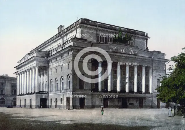 The Alexandrinsky Theatre, St Petersburg, Russia, c1890-c1905. Artist: Anon