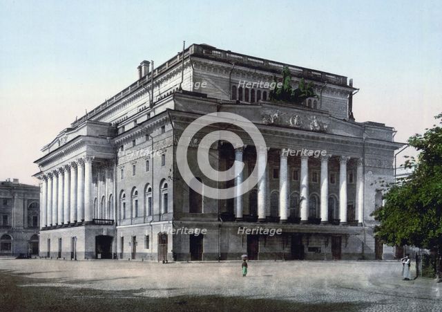 The Alexandrinsky Theatre, St Petersburg, Russia, c1890-c1905. Artist: Anon