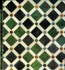 The Alhambra, detail of a wall decoration