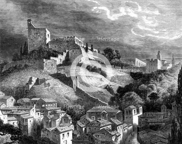 The Alhambra, Granada, southern Spain, 19th century. Artist: Gustave Doré