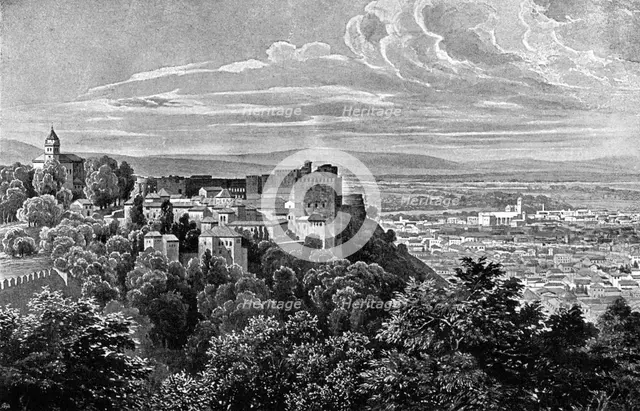 The Alhambra, Granada, Spain, 1902. Artist: Daudet