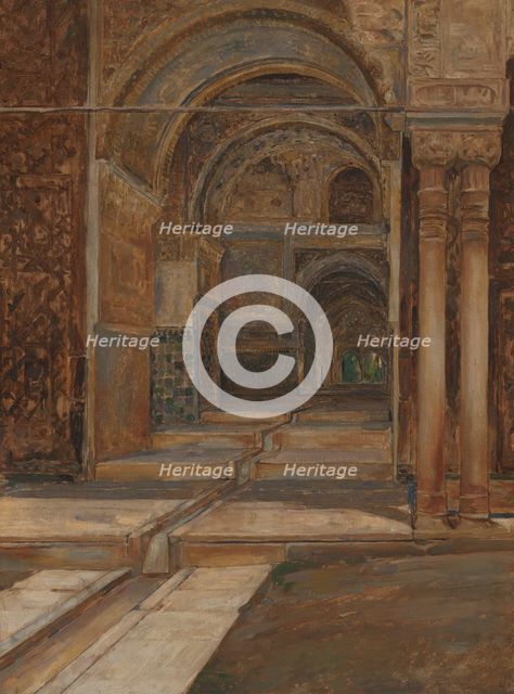The Alhambra in Granada, 1901. Creator: Emile Vloors.