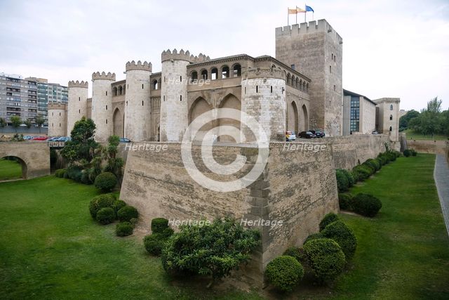 The Aljaferia Palace, Zaragoza, Spain, 2007. Creator: Samuel Magal.
