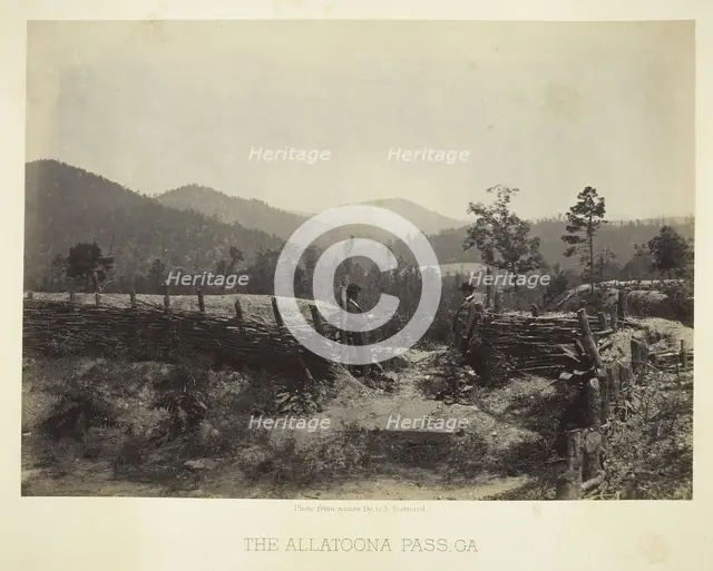 The Allatoona Pass, GA, 1866. Creator: George N. Barnard.