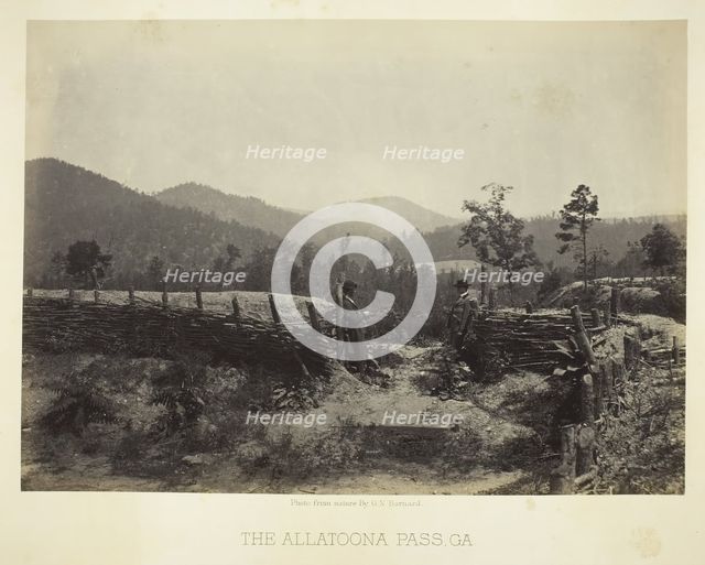 The Allatoona Pass, GA, 1866. Creator: George N. Barnard.