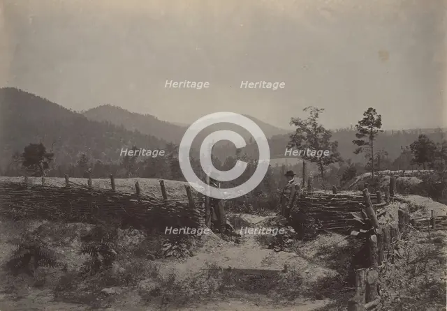 The Allatoona Pass, Georgia, 1860s. Creator: George N. Barnard.