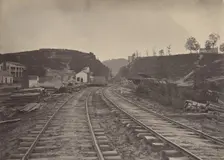 The Allatoona Pass Looking North, Georgia, 1860s. Creator: George N. Barnard