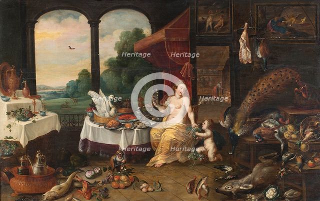 The Allegory of Taste. Creator: Wouters, Frans (1612-1659).