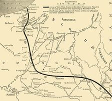 The Allied Armies in France and Flanders, First World War, 1914, (c1920). Creator: Unknown