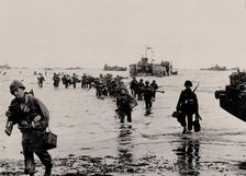 The Allied landing in Normandy on 6 June 1944, 1944. Creator: Anonymous