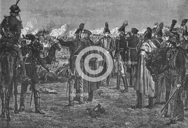 'The Allied Staff at Leipzig', 1902. Artist: Siegmund L'Allemand.