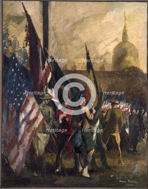 The allies, 1930. Creator: Andre Mare.