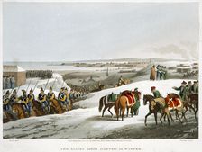 The Allies before Dantzic in Winter 1818. Artist: Matthew Dubourg