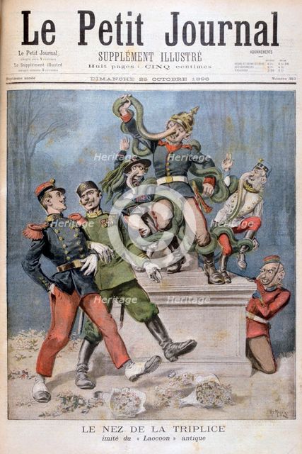 The Allies' Nose, after Laocoon, 1896. Artist: Henri Meyer