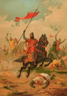 The Almogavars in Greece, 13th century, (1890). Creator: Unknown