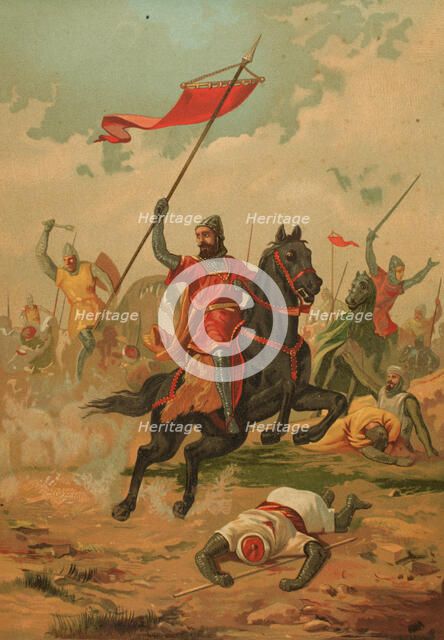 The Almogavars in Greece, 13th century, (1890).  Creator: Unknown.