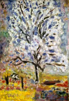The Almond Tree in Blossom 1947. Artist: Pierre Bonnard