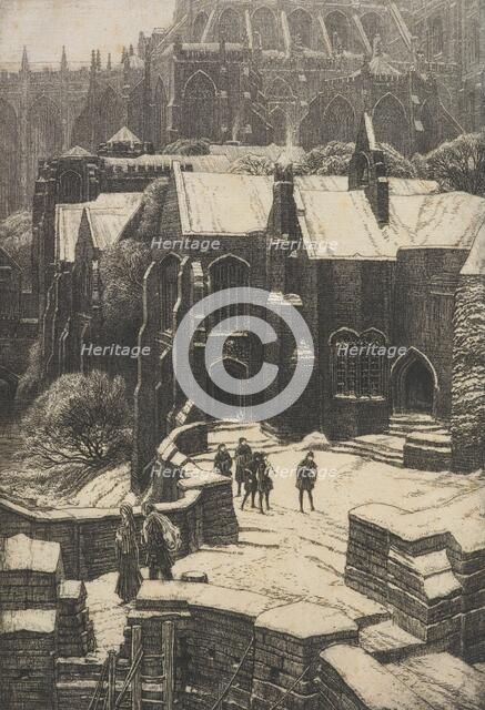 The Almonry, 1925. Creator: Frederick Landseer Maur Griggs.