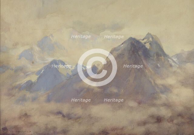 The Almighty's Own, An Impression of the High Andes, 1910. Creator: William Henry Holmes.