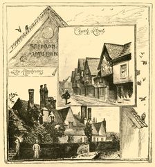 The Almshouses, Audley End; and Church Street, Saffron Walden 1898. Creator: Unknown