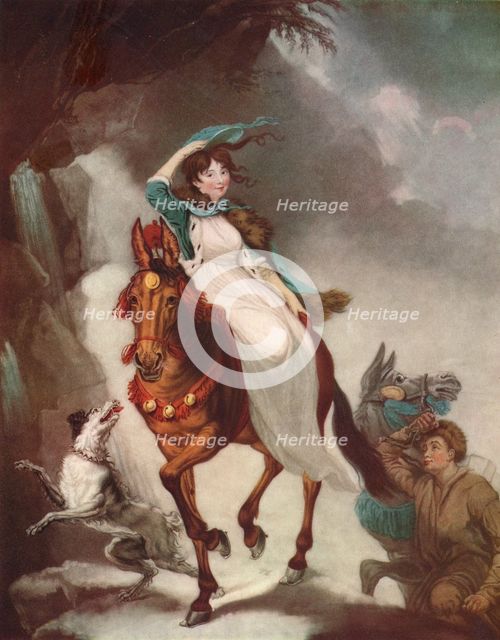 'The Alpine Traveller', 1804. Artist: James Ward.