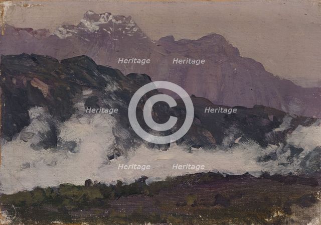 The Alps, 1897. Artist: Levitan, Isaak Ilyich (1860-1900)