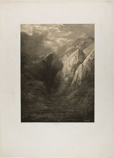 The Alps, from Various Landscape Sites, c. 1851. Creator: Alexandre Calame