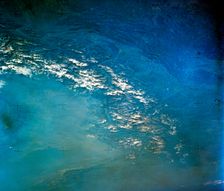 The Alps from space. NASA photograph. Creator: Unknown