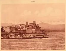 The Alps Ridge and Antibes 1930. Creator: Unknown