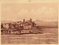 The Alps Ridge and Antibes 1930. Creator: Unknown