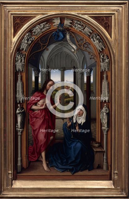 The Altar of Our Lady (Miraflores Altar), c. 1440. Artist: Weyden, Rogier, van der (ca. 1399-1464)