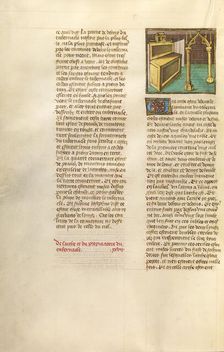 The Altar and Seven Lights of the Ark of the Covenant; Miroir Historial, about 1475. Creator: Unknown