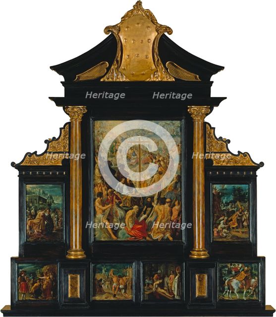 The Altarpiece of the Holy Cross, c1603-c1605. Creator: Adam Elsheimer.