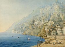 The Amalfi Coast, 1839. Creator: Mendelssohn Bartholdy, Felix (1809-1847)