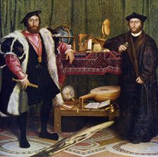 The Ambassadors 1533, (1912).Artist: Hans Holbein the Younger