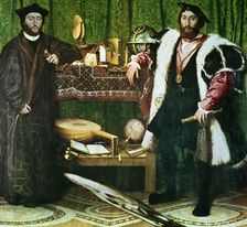 The Ambassadors 1533. Creator: Hans Holbein the Younger
