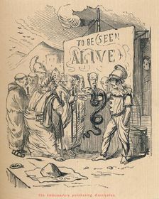 The Ambassadors purchasing Aesculaplus 1852. Artist: John Leech