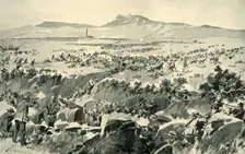 The Ambuscade at Koornspruit: A Critical Moment 1900, (1901). Creator: Frederic de Haenen