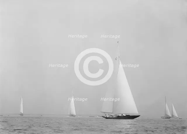 The America's Cup challenger 'Endeavour', 1935. Creator: Kirk & Sons of Cowes.