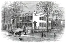 The American Centennial Exhibition...Residence of the Officers of the British Commission...1876. Creator: Bernstrom