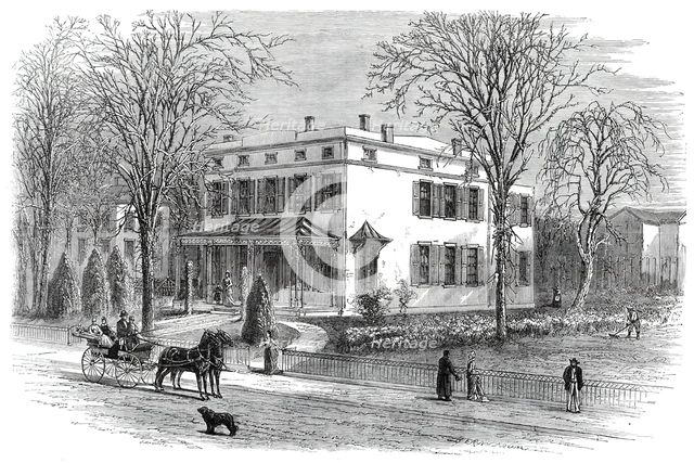 The American Centennial Exhibition...Residence of the Officers of the British Commission...1876. Creator: Bernstrom.