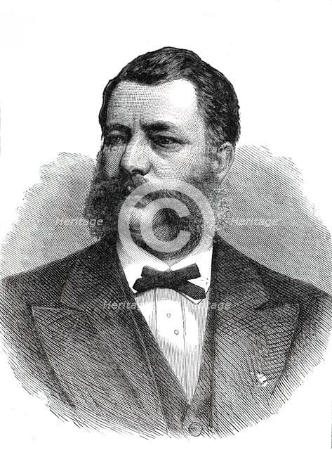 The American Centennial Festival Exbhition at Philadelphia: the Hon. Mr. Alfred T. Goshorn...1876. Creator: Unknown.