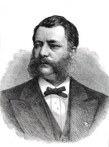 The American Centennial Festival Exbhition at Philadelphia: the Hon. Mr. Alfred T. Goshorn...1876. Creator: Unknown